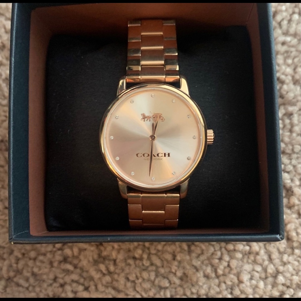 Coach watch - rose gold
